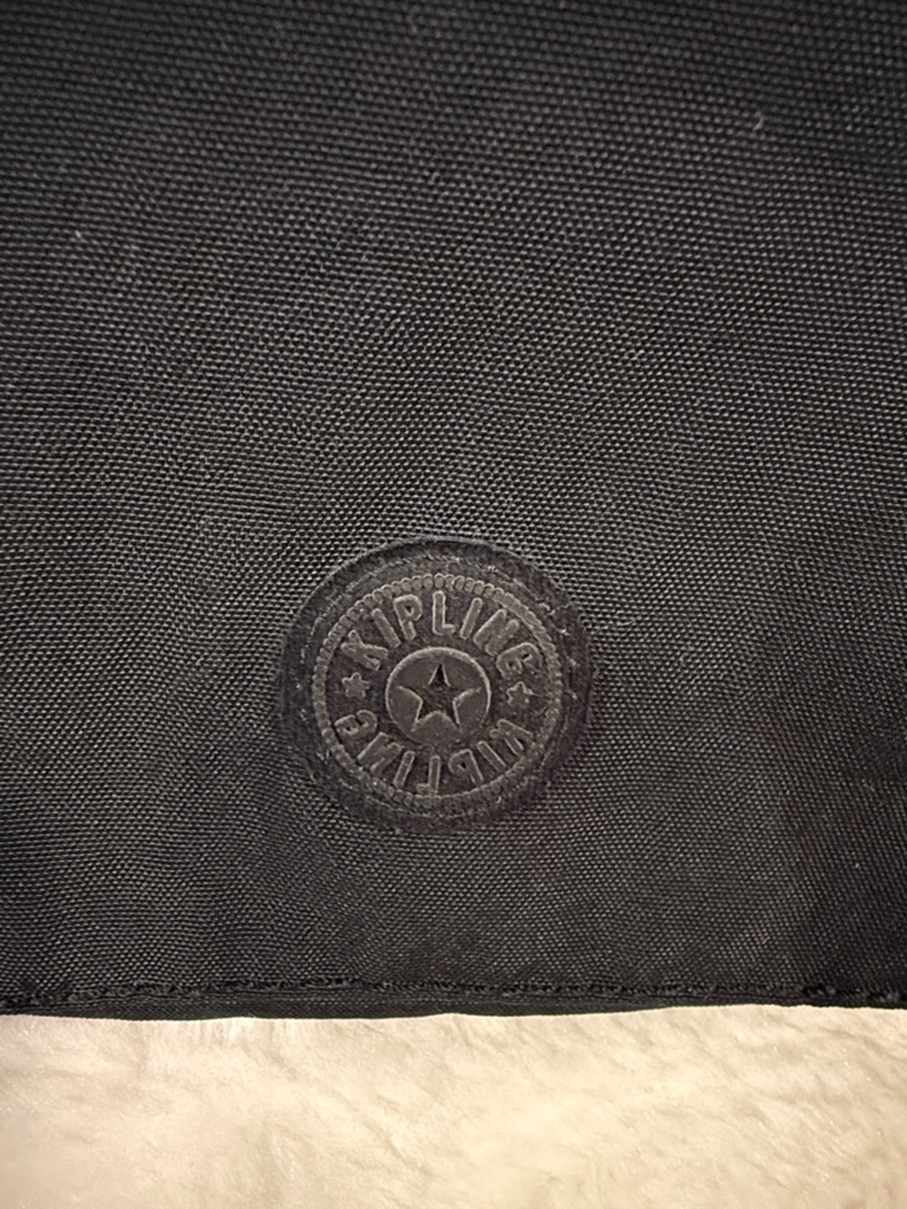 Kipling Black Nylon Crossbody Bag Small Travel Organizer Zip Pockets - Picture 3 of 15